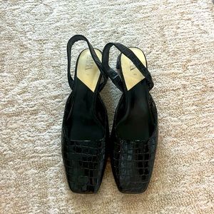 COPY - Zara squared Toe sling backs